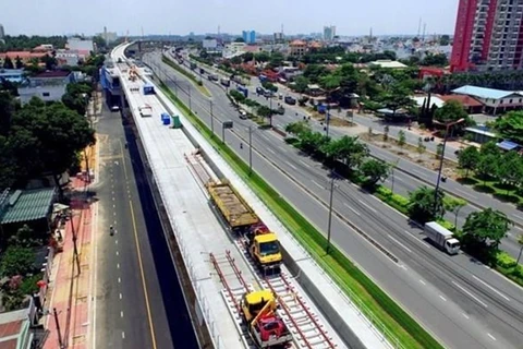 An overview of the Ben Thanh – Suoi Tien metro project which is funded by ODA capital. Illustrative image (Photo: VNA)