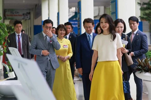 First Lady of RoK attends introduction of Samsung global CSR programme in Hanoi