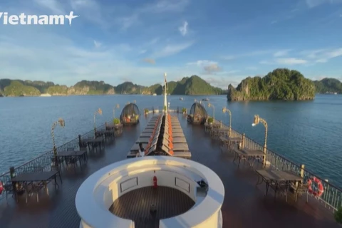 Luxury cruise services at heritage site in Vietnam