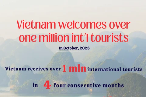 Vietnam welcomes over one million int’l tourists