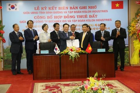 Kolon Industries plans 1 billion USD project in Binh Duong