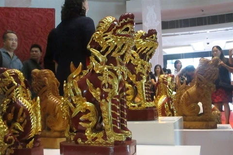 Sacred Vietnam sculptures showcased in Hanoi