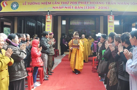 Ceremony marks 708th anniversary of King-Monk’s Nirvana attainment