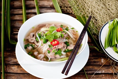 Pho with beef meatballs among best street foods in Asia