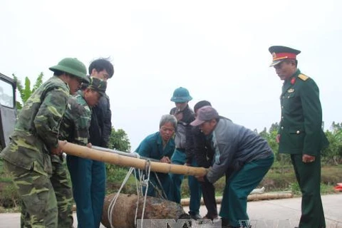 Bomb weighing 450kg found in Hung Yen