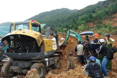 Four dead, missing in mountain landslide in Khanh Hoa