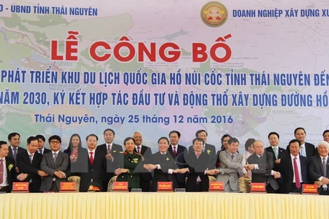 Thai Nguyen: Master plan on Nui Coc lake development announced 