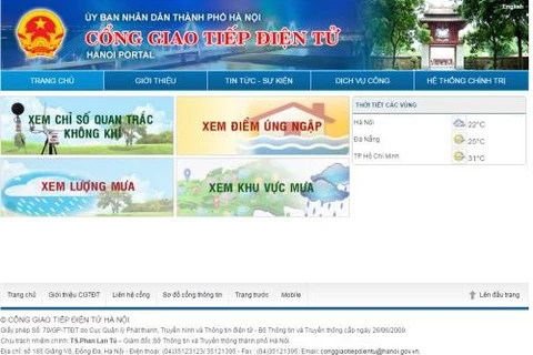Hanoi launches online air quality index