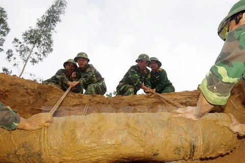 150 potentially live artillery shells found in Quang Tri