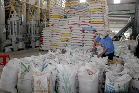 Rice exports decline in January 