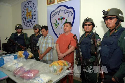 Cambodia arrests over 2,700 drug-related suspects in one month 