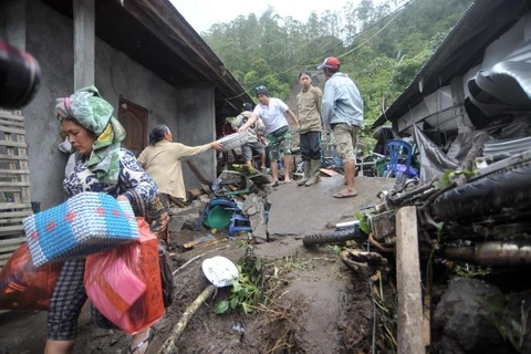 Indonesia: 12 people killed in landslides