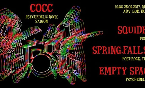 One night of psychedelic rock at Hanoi Creative City