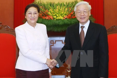 Lao NA Chairwoman pledges to implement set agreements