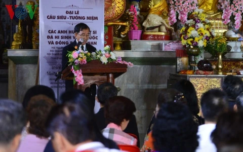 Requiem for Vietnamese fallen soldiers held in Thailand