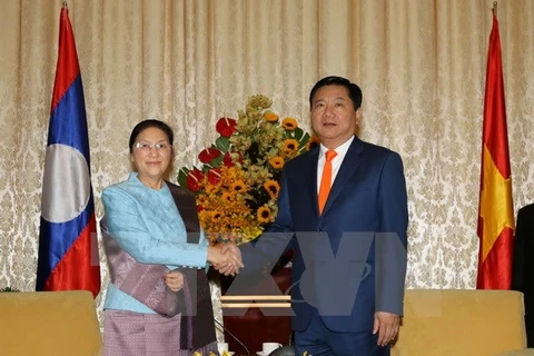 HCM City leader receives Lao legislative body head
