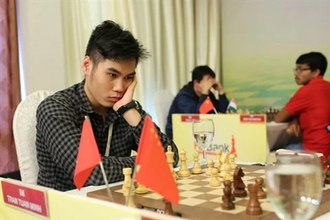 Vietnamese, Chinese players share top place at chess tourney