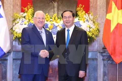Vietnamese, Israeli Presidents hold talks 