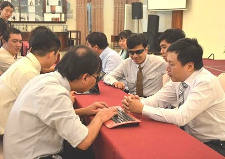 Computing education programme to support the blind