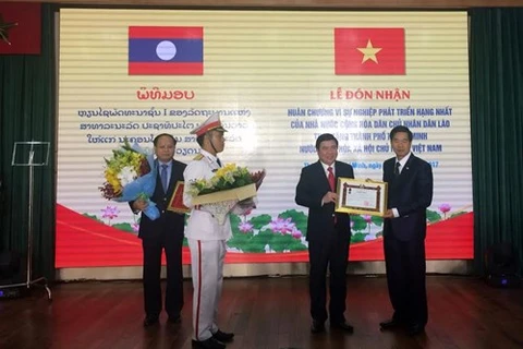 HCM City honoured with Laos’ noblest order 