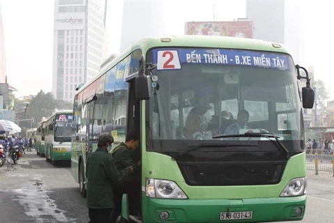 HCM City strives to reach target of 800 green buses