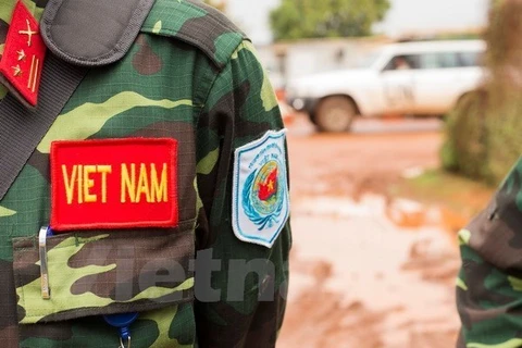 Vietnamese peacekeepers receive training
