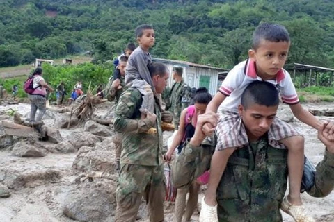 Condolences to Colombia, Peru over losses in landslides