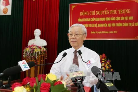 Party chief urges Quang Tri to fully tap resources for development