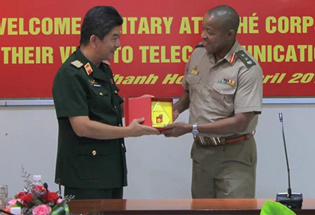 Foreign military attachés visit southern, central localities