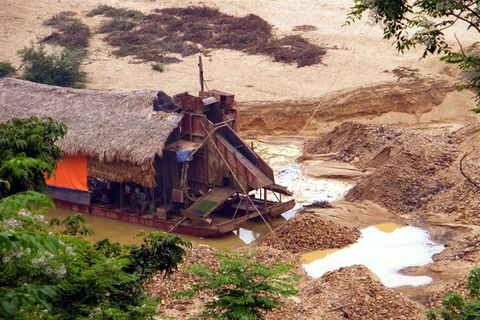 Illegal gold mining in Quang Nam to be scourged 