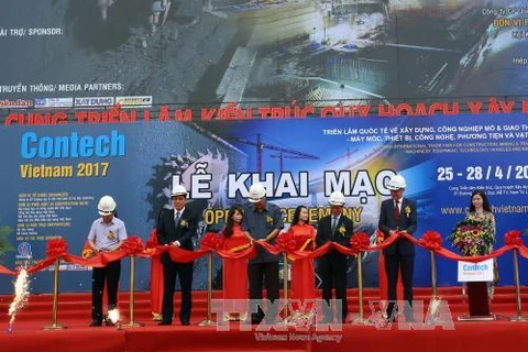 Contech Vietnam 2017 opens, attracts foreign manufacturers 