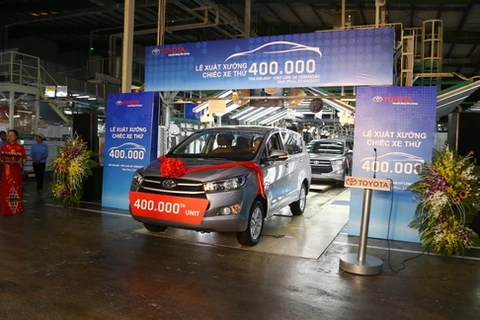 Toyota Vietnam produces 400,000th car