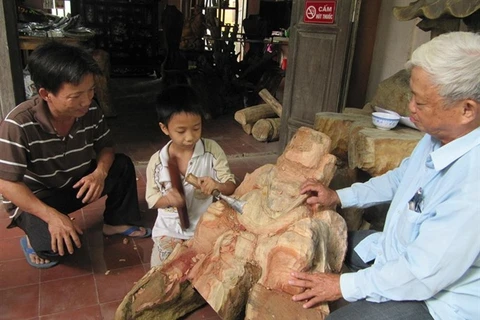 The carpentry craft of Kim Bong village
