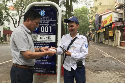 Smart parking service piloted in Hanoi