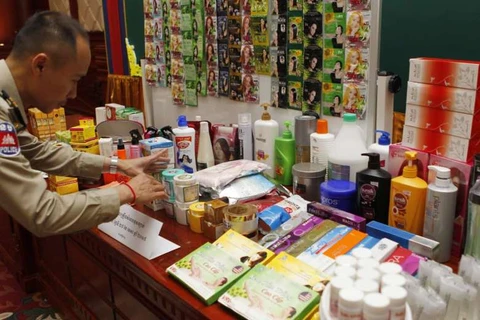 Cambodia seizes 68 tonnes of fake cosmetics