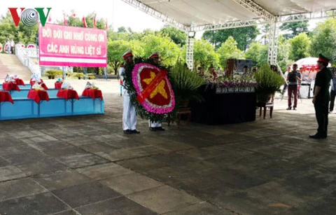 Burial services for soldier remains repatriated from Cambodia