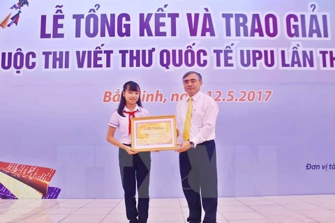Vietnam marks 30-year participation in UPU letter writing contest