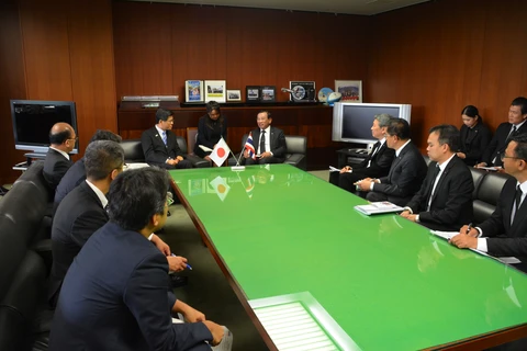 Thai agriculture minister visits Japan