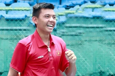 Nam placed second in Singapore tennis event
