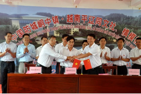 Quang Ninh’s communes build friendly relations with Chinese town