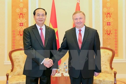 President Tran Dai Quang seeks more investment projects with Belarus
