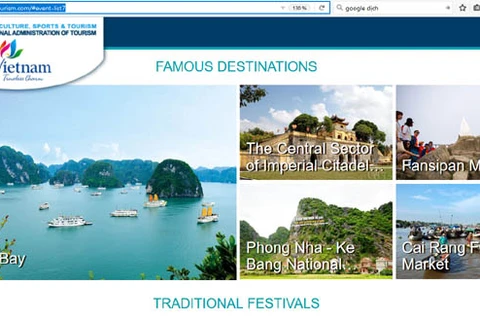 New look for Vietnam tourism website
