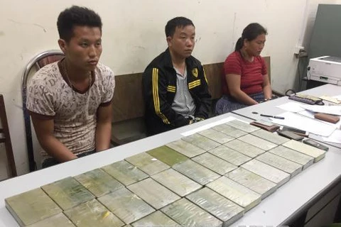 Five drug traffickers, 40 bricks of heroin seized in Son La