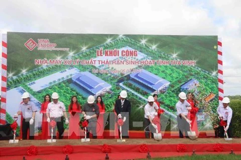 Work starts on household solid waste treatment plant in Tra Vinh