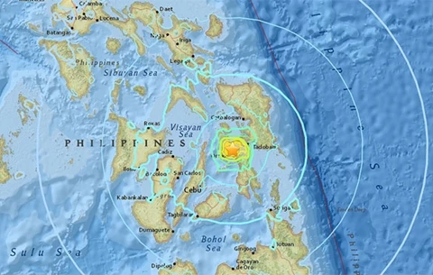 5.9-magnitude quake shakes central Philippine island