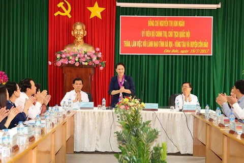 NA Chairwoman visits Con Dao ahead of Martyrs’ Day
