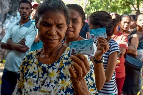 Timor Leste constituents vote for parliament members 