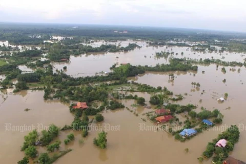 Tropical storm causes serious flooding in Thailand