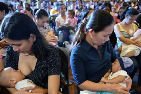Philippines responds to world breastfeeding week