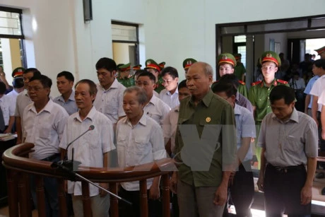 Trial held on violations of land management law in Dong Tam commune